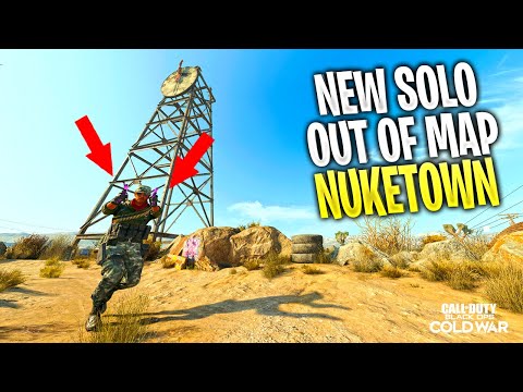 Cold War Glitches | Solo Out Of Map Nuketown NEW SOLO WALLBREACH METHOD!