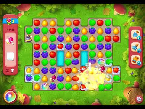 GardenScapes Level 4140 no boosters (23 moves)