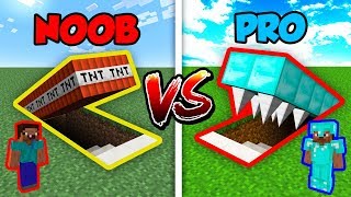 Minecraft NOOB vs. PRO: HIDDEN TRAP in Minecraft!