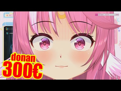 Donan 300 EUROS a una VTUBER y se queda en SHOCK