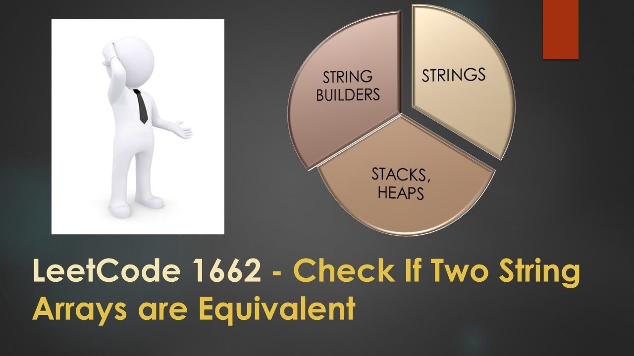 LeetCode 1662 Check If Two String Arrays are Equivalent