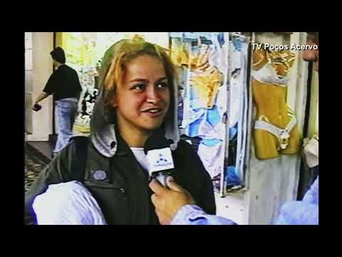 TV Poços Acervo -  O Clima de Inverno Movimentou o Comércio de Poços de Caldas ( 1994 )