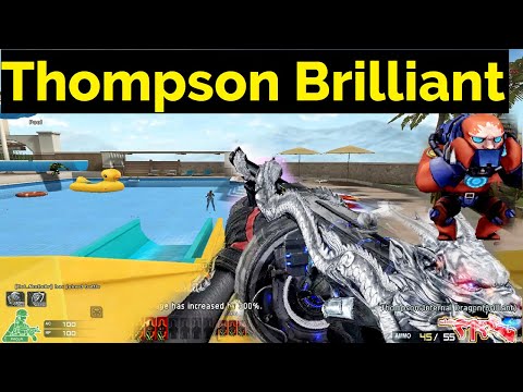 Crossfire NA ( Đột Kích ) 2.0 :  Thompson Infernal Dragon Brilliant - Hero Mode X - Zombie V4