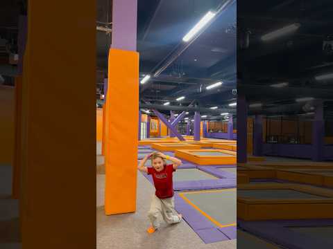 Front flip front flip at Gravity trampoline park!