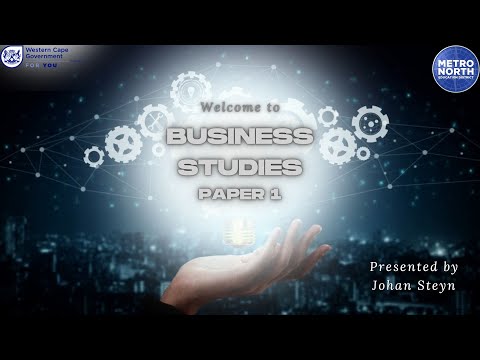 Metro North Final Push 2022 - Business Studies Paper 1