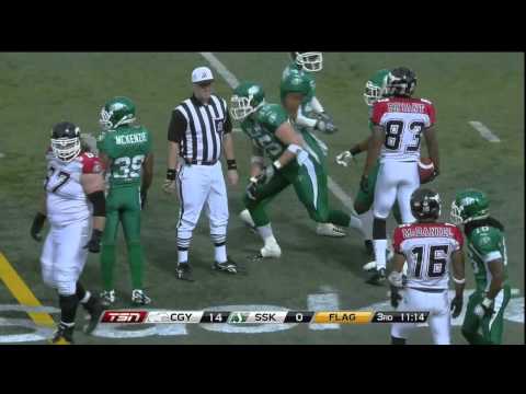 CFL Recap: Calgary 17, Saskatchewan 10 - August 25, 2012