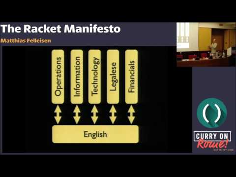 Matthias Felleisen - The Racket Manifesto - Curry On