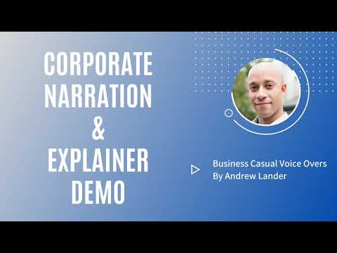 Corporate Narration & Explainer Demo