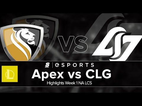 Highlights: APX vs CLG (NA LCS Summer W1D3 Full Series)