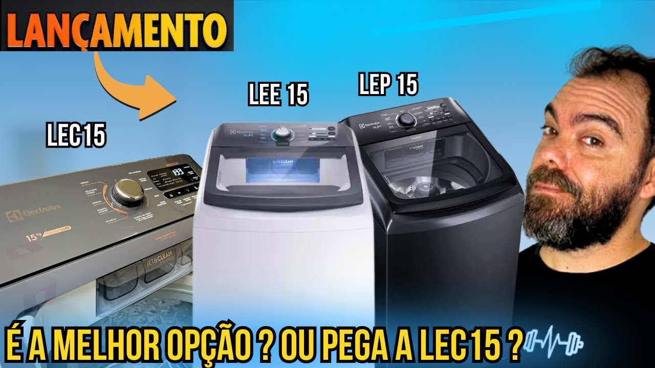 Miniatura da avaliação em vídeo de Máquina De Lavar Electrolux Lee15 14,5kg