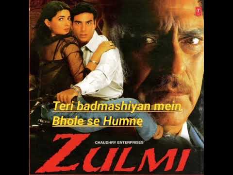 best of akshy kumar twinkle khanna superhit audio song zulmi movie full Hindi bollywood songs