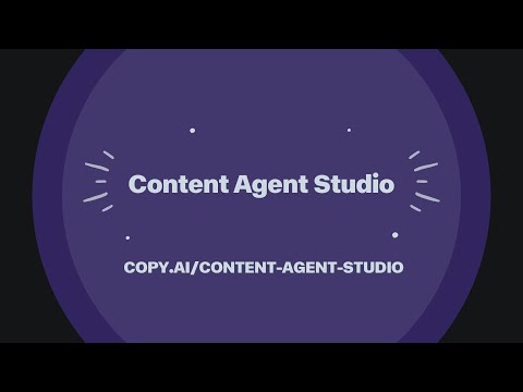 Content Agent Studio - The Demo video thumbnail