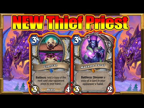 Copycat Is OP! New Thief Priest Obliterates Enemies! My Metabreaker Mini-Set Wild Deck | Hearthstone