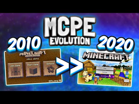 Yallay - Evolution of MINECRAFT 2010-2020! - MCPE History (0.1 to 1.13) - Minecraft Bedrock Edition Evolution