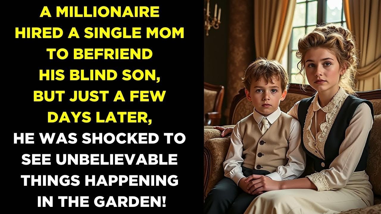 MILLIONAIRE Hired a Single Mom to Befriend His Son, But a Few Days Later He Was SHOCKED to See This!
