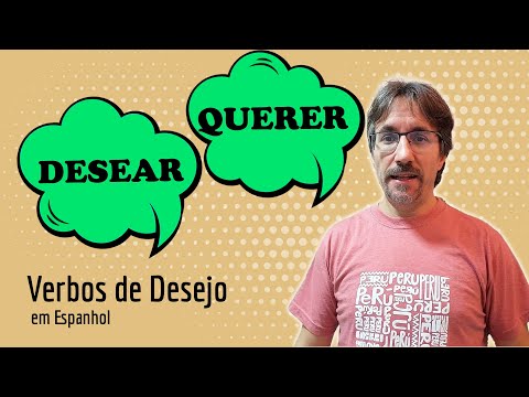 Aprenda Expressar Desejos: DESEAR e QUERER em Espanhol | Profe Carlos Muchacho