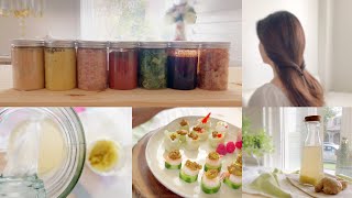 Vlog🌱 🥘Creating a base sauce that makes cooking easier [Emotional VLOG]