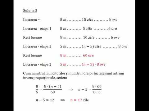 Marimi invers proportionale - O problema si trei metode de rezolvare – Matematica - Aritmetica