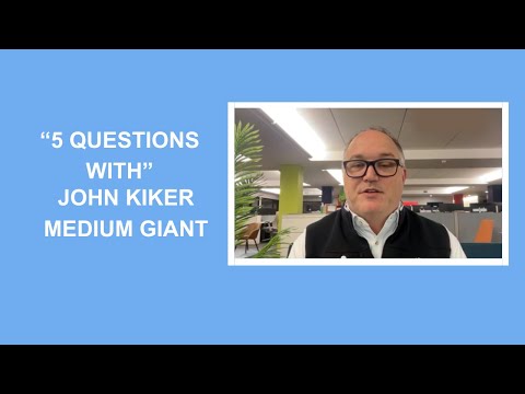 '5 Questions With' John Kiker with Medium Giant - YouTube