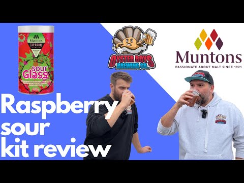 Making And Tasting A Munton's Sour Glass Raspberry Sour Beer Kit