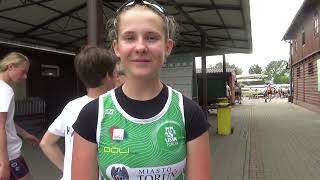 Zuzanna Polasik, podczas Centralnych Kwalifikacyjnych Regat w Kruszwicy zajęła II miejsce w jedynce