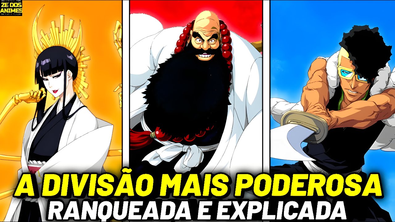 TODOS OS 5 MEMBROS DA DIVISÃO 0 DE BLEACH  RANQUEADOS E EXPLICADOS!