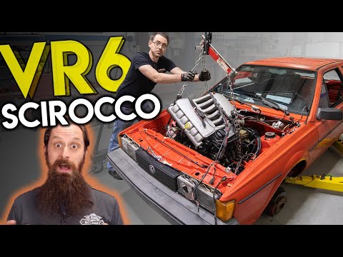 Swapping a VR6 into a VW Scirocco in 1 Day! (Part 2/3)