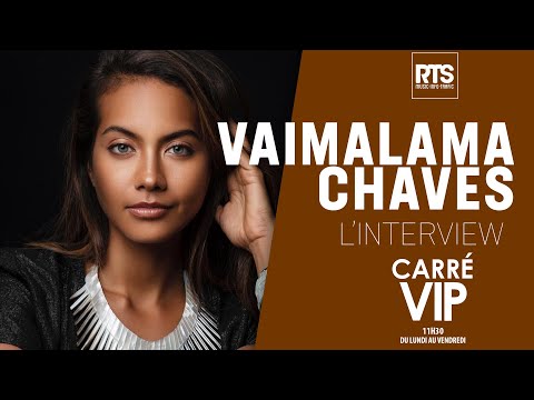 Vaimalama Chaves miss France 2019 dans Carré Vip sur RTS FM