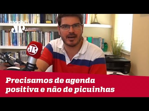 Precisamos de agenda positiva e não de picuinhas nas redes sociais | Rodrigo Constantino Video