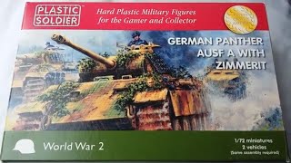 Plastic Soldier Company Panther 1/72 Scale Model  Kit Review