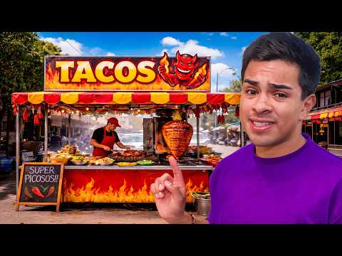 Probé los TACOS más PICANTES de CDMX