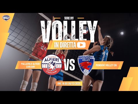 Volley B1F - Pan Alfieri Cagliari-Mondovì Volley CN (0-3)