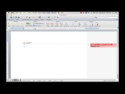 How To Use Track Changes in MS Word Documents Video