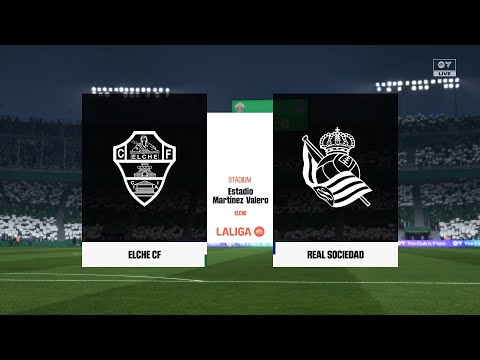 ELCHE vs REAL SOCIEDAD ⚽ LaLiga 2025/26 Matchday 12 🟩 AI Simulation  Full Match