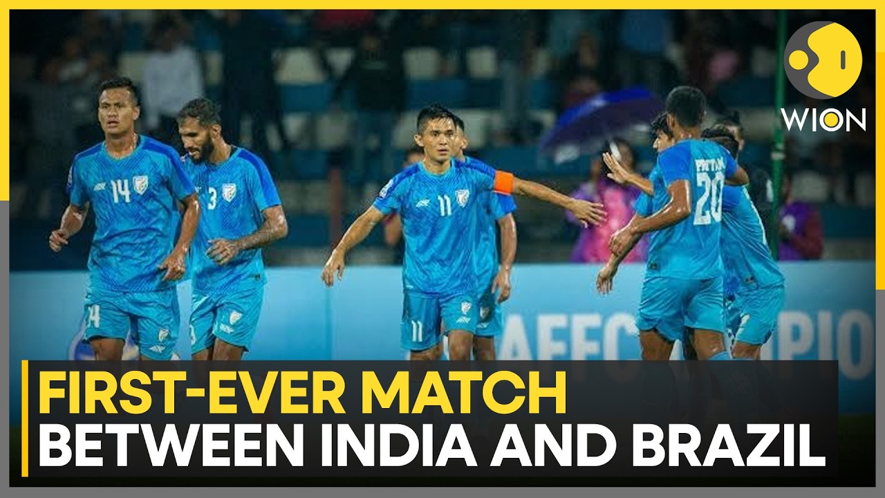 India To Face Brazil in Historic Football Match In Kolkata | WION World News