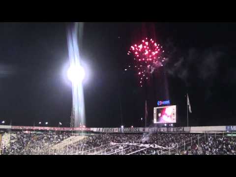 "Colo Colo - vs Audax "Inicio del Partido"" Barra: Garra Blanca &bull; Club: Colo-Colo