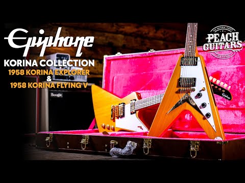 Epiphone Inspired By Gibson Custom Collection | 1958 Korina Explorer - Aged Natural - Left-Handed image 11