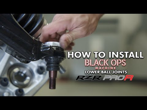 How to Install | BOM Lower Ball Joints | Polaris RZR Pro R