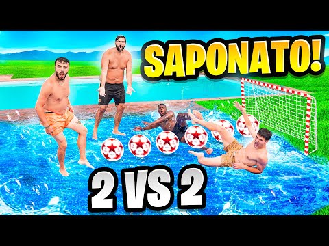 🧼 2 vs 2 SOAP FOOTBALL TOURNAMENT in VILLA ELITES! ⚽