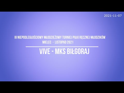 VIVE vs MKS Biłgoraj *** Turniej w Mielcu ***