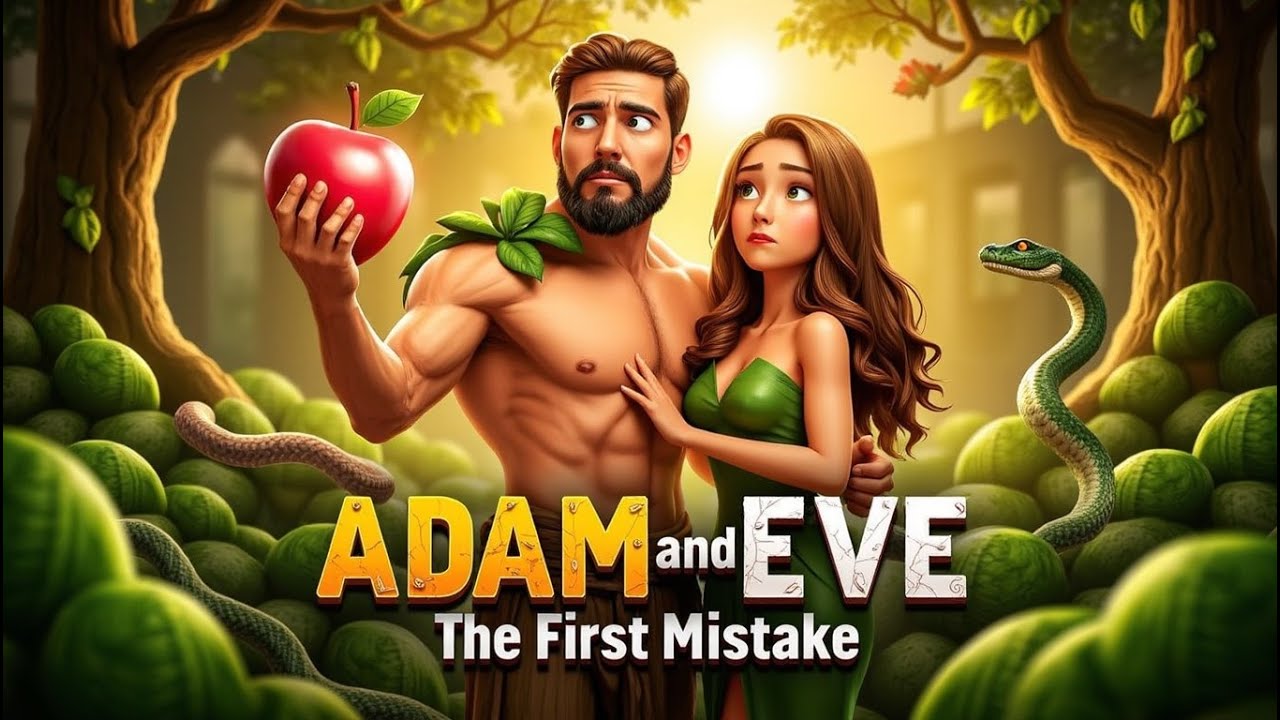 The Story of Adam & Eve | The Forbidden Fruit 🚫🍎