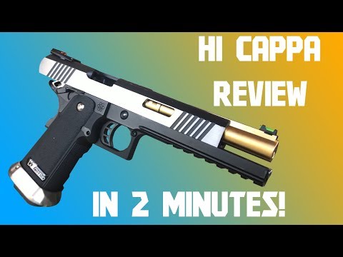 WE TECH HI CAPPA Review In 2 minutes! (6" IREX Version)  WW Airsoft S2 E3