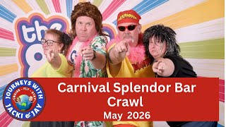 Carnival Splendor Bar Crawl