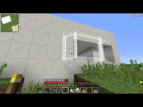 4. Sezon Minecraft Modlu Survival Bölüm 31 -  BALKON BAHÇE PENCERE