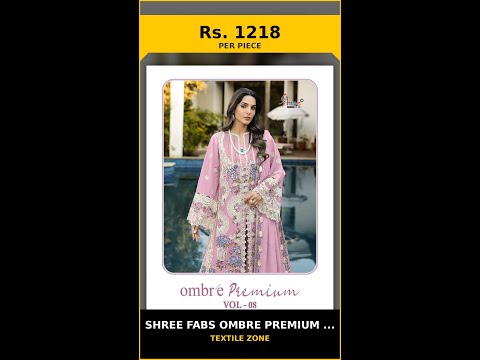Shree Fabs Ombre Premium Vol 8 - Cotton Dupatta – product video thumbnail
