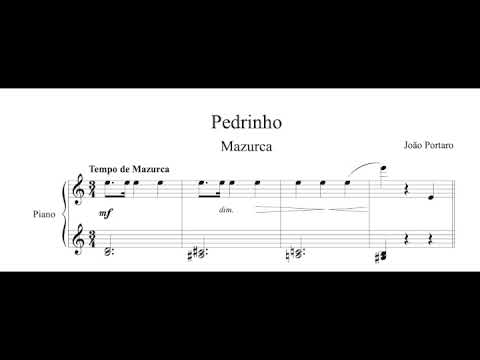 João Portaro - Pedrinho (Mazurca), n. 3 from the cycle "Série Monteiro Lobato"
