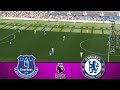 Everton vs Chelsea | Premier League 2023-24 | WatchAlong & Pes21 Gameplay