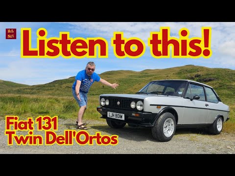 Induction roar! Fiat 131 Mirafiori Sport/Racing on twin Dell'Ortos!