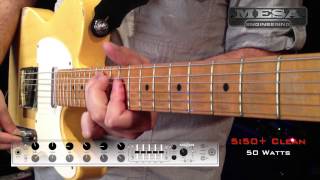 Video thumbnail for MESA/Boogie Express 5:50+ Ch. 1 CLEAN – Sparkling Tele by MESA/Boogie
