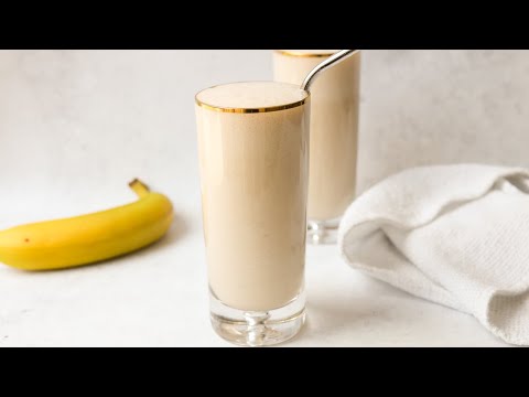 Easy 5-min. 4-ingredient Korean Banana Milk